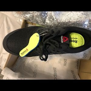 Steel toed Reebok women’s tennis shoes